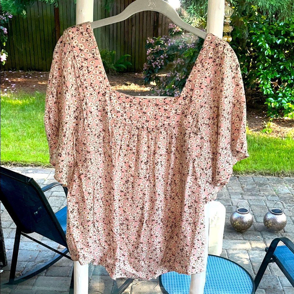 Lucky Brand Pink Blouse
